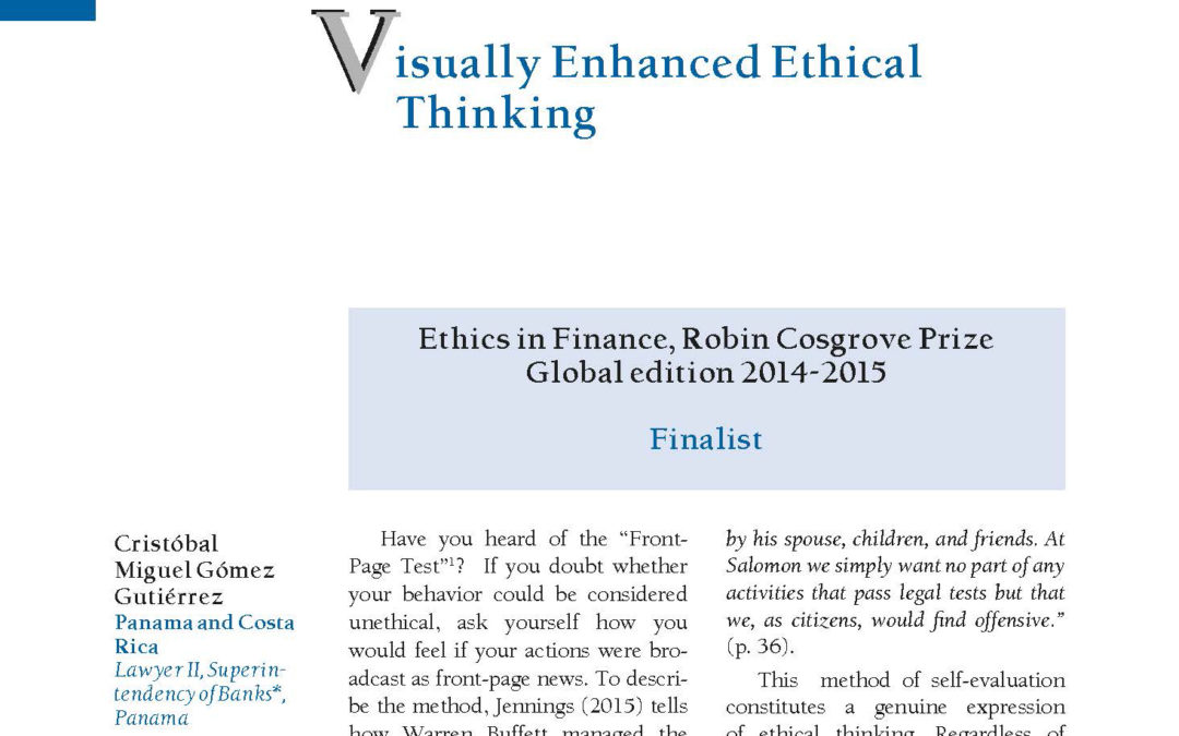 Visually Enhanced Ethical Thinking by Cristóbal Miguel Gómez Gutiérrez