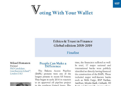 Voting With Your Wallet by Mikael Homanen