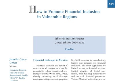 How to Promote Financial Inclusion in Vulnerable Regions by Mrs Jennifer Casco Cortes